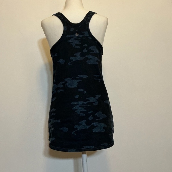 Lululemon Cool Racerback Tank Top *Nulu in Heritage 365 Camo Deep Coal Sz 6 - Picture 9 of 11